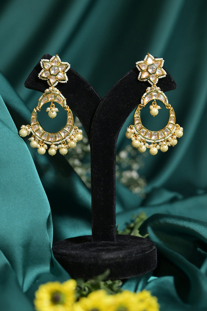 Vijaya Kundan Pearl Drop Sangeet Necklace