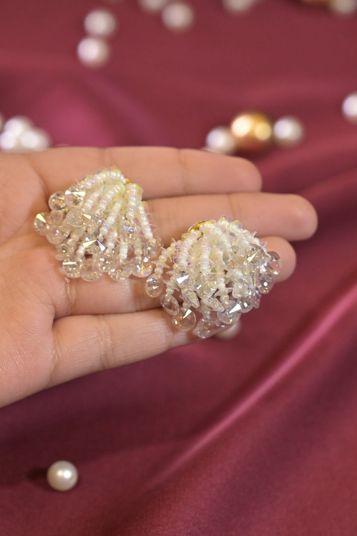 Evening Cluster Drop Earrings