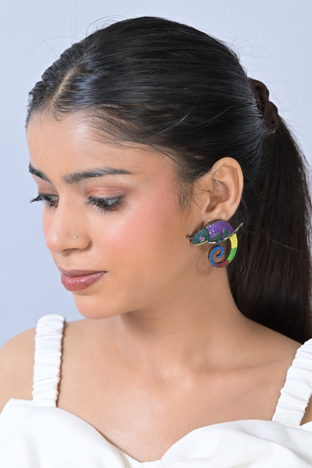 Chamaeleon Minimalist Studs Earrings