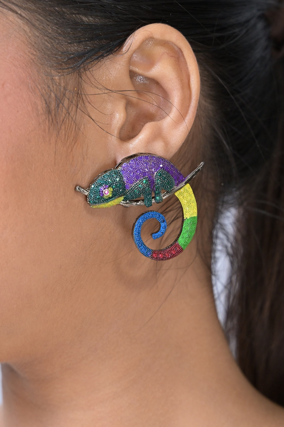 Chamaeleon Minimalist Studs Earrings