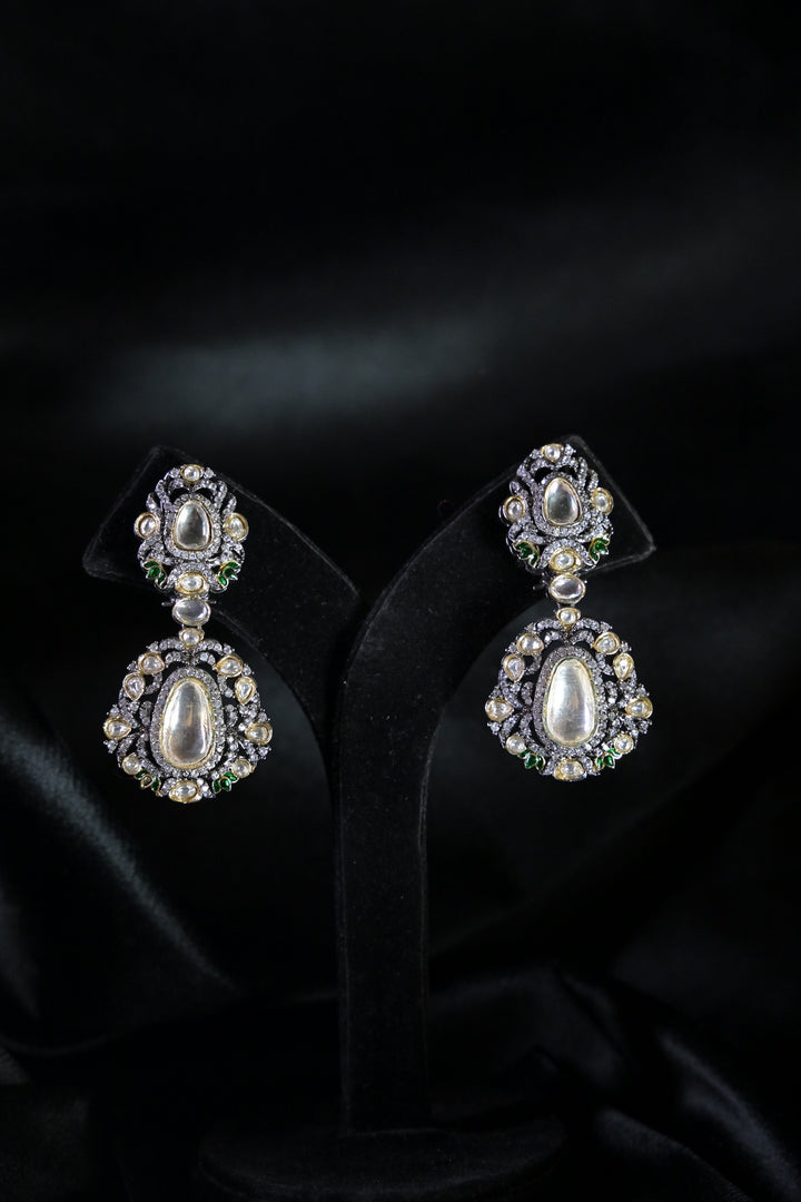 Saubhagya Long Victorian Polki Sangeet Necklace