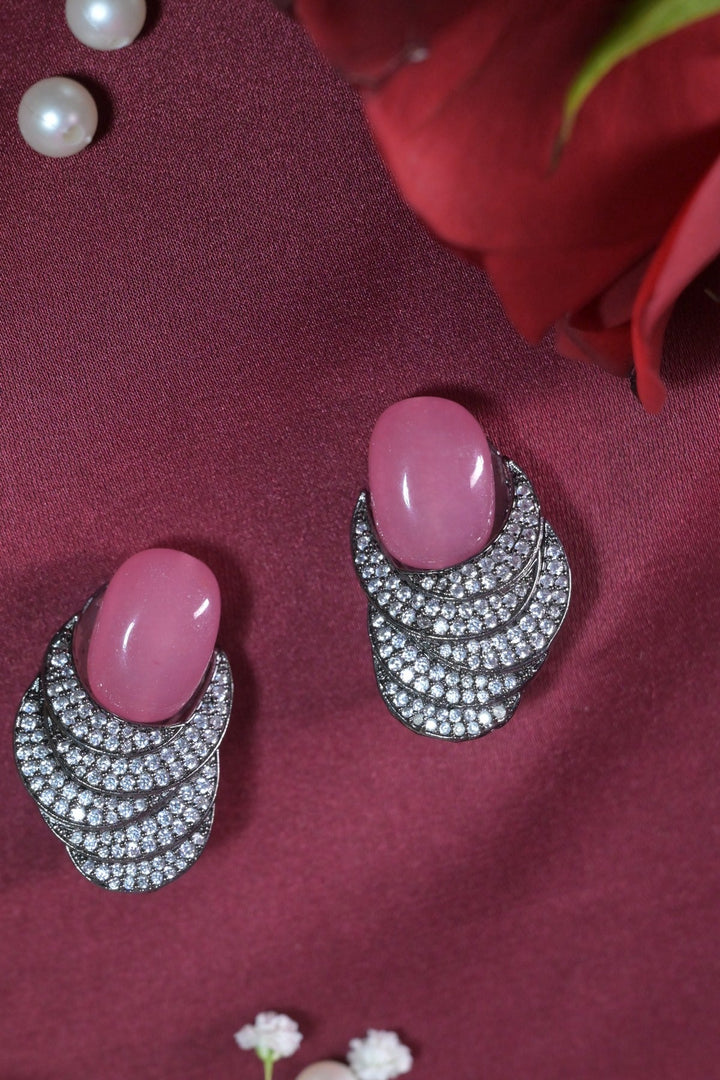 Sunehri Oxidized Stud Earrings