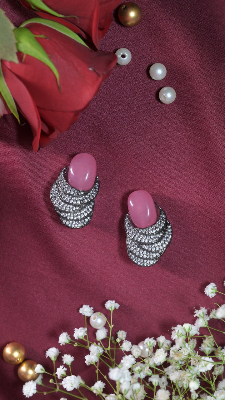 Sunehri Oxidized Stud Earrings