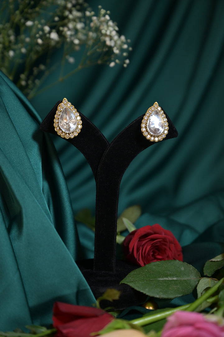 Rudrani Victorian Statement Polki Golden Choker Necklace