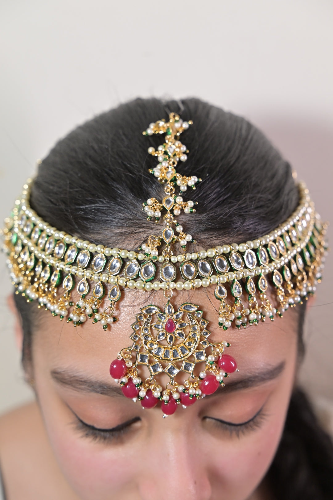 Prajakta Temple Bridal Maangtikka