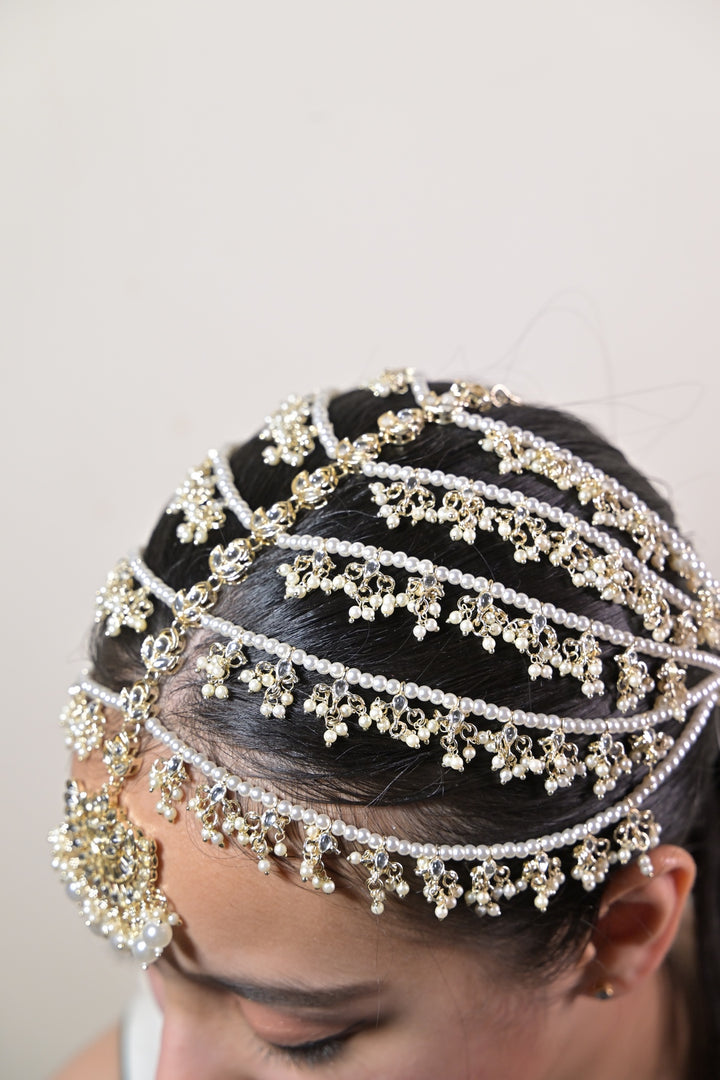 Ruhaniya Bridal Pearl Matha Patti