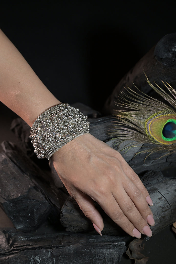 Yugal Peacock Cluster Bangle