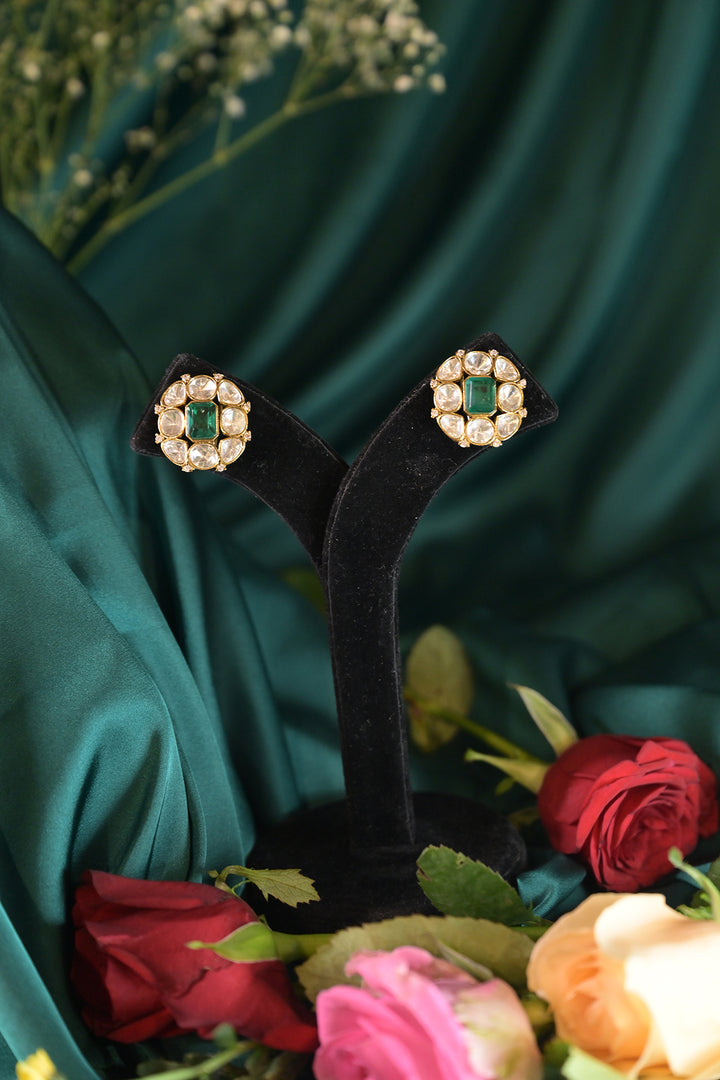 Ratna Royal Mossanite Golden Choker Necklace