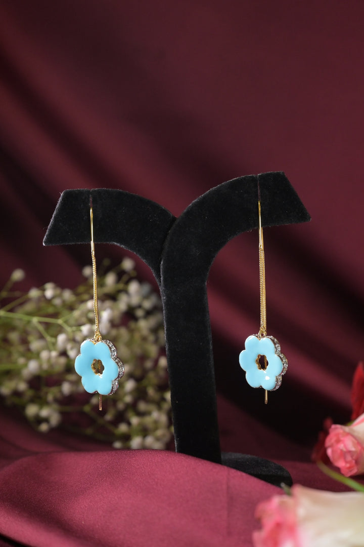 Anahita Sui-Dhaga Flower Drop Earrings