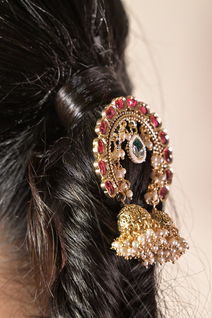 Aaradhya Kundan Jhoomar Hairpin