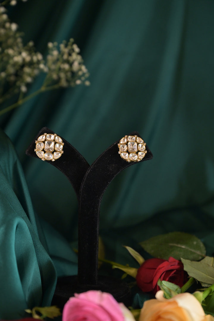 Ratna Royal Mossanite Golden Choker Necklace