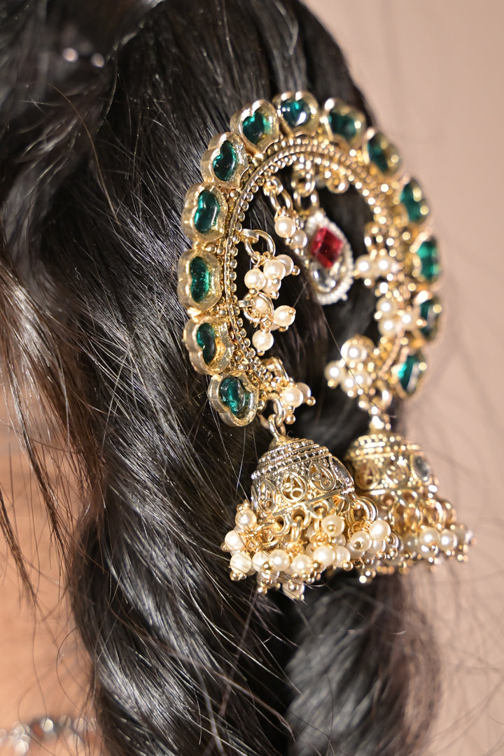 Aaradhya Kundan Jhoomar Hairpin