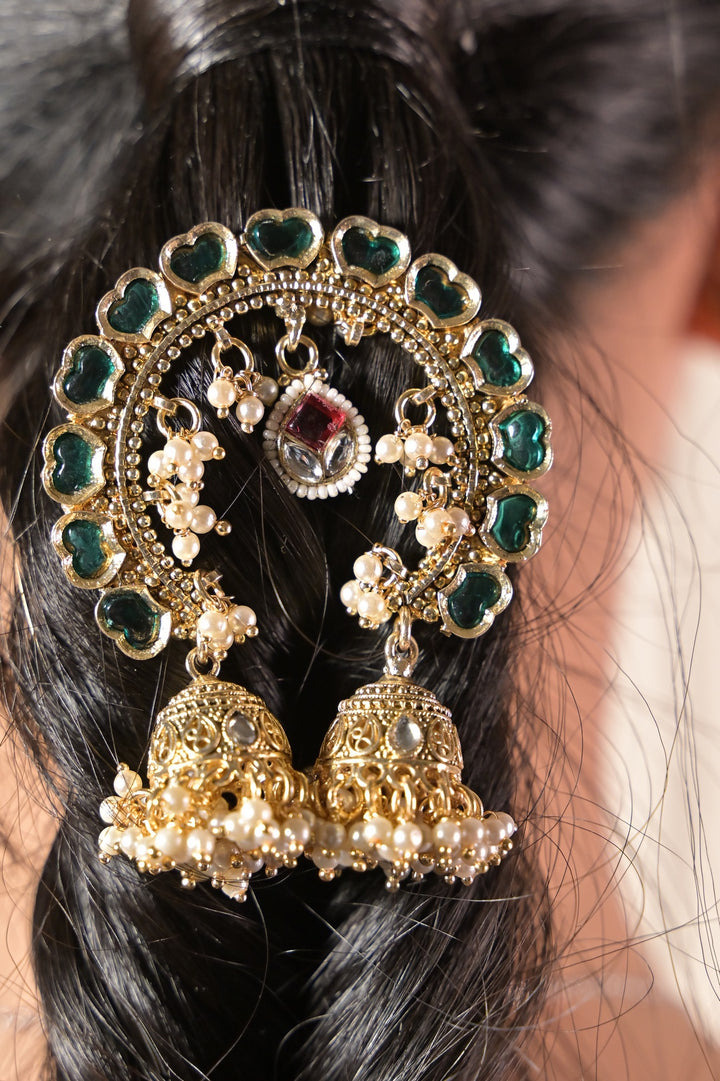 Aaradhya Kundan Jhoomar Hairpin