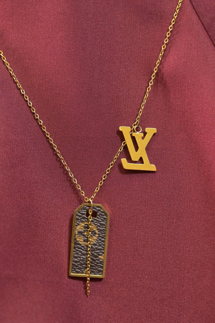 Faith Quirky Pendant Chain Necklace