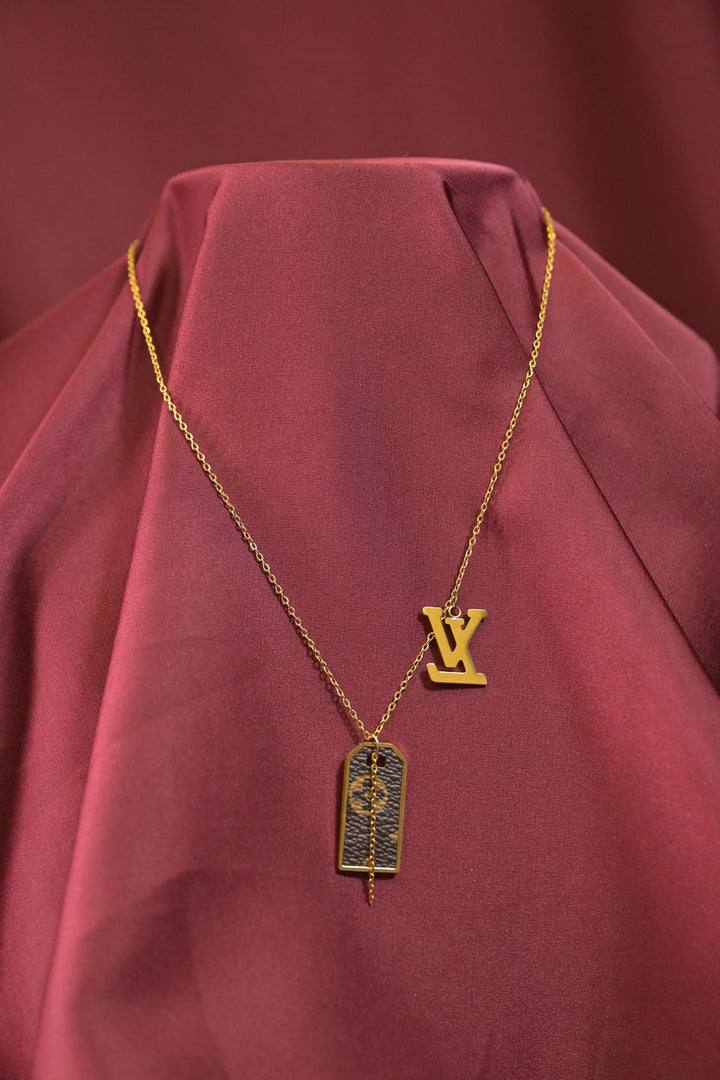 Faith Quirky Pendant Chain Necklace