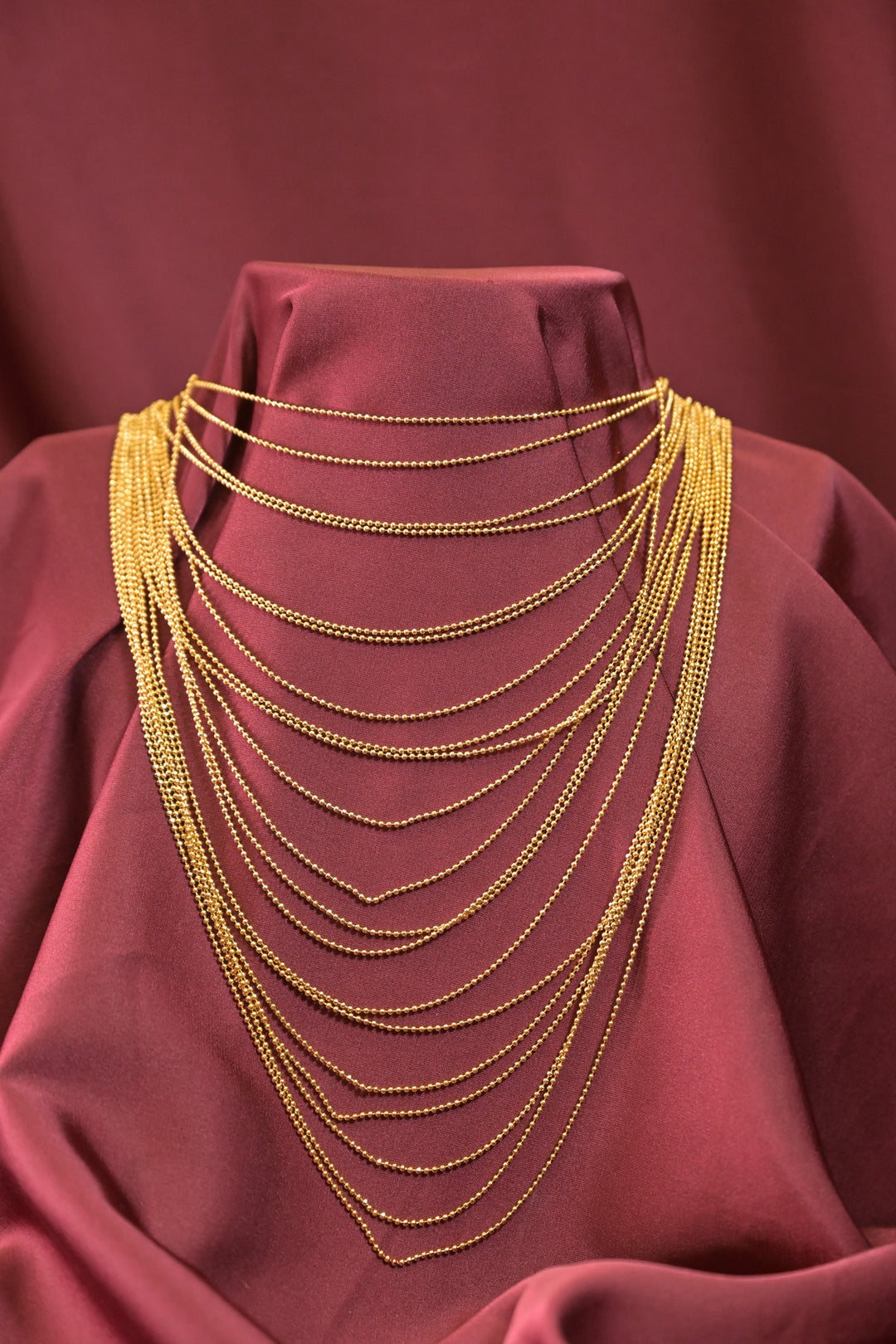 Queen Elizabeth Premium Layered Chain Necklace