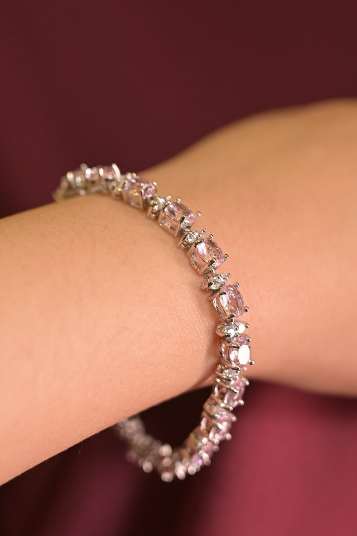 Dew Crystal Gemstone Luxe Adjustable Bracelet