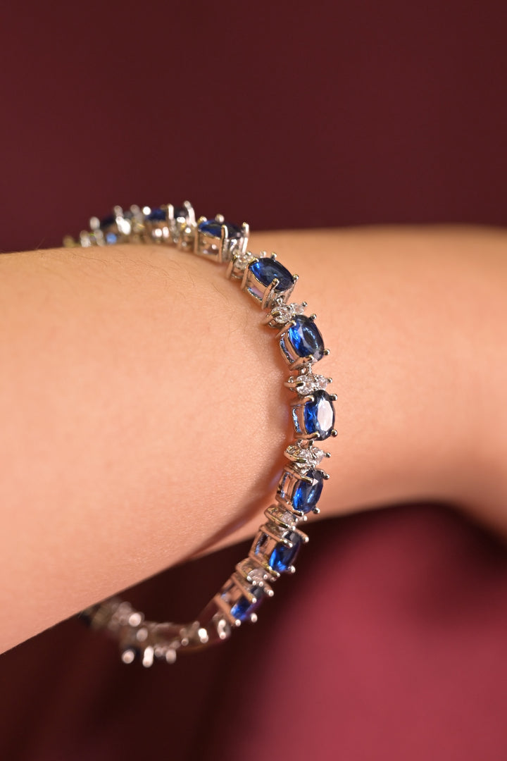 Dew Crystal Gemstone Luxe Adjustable Bracelet