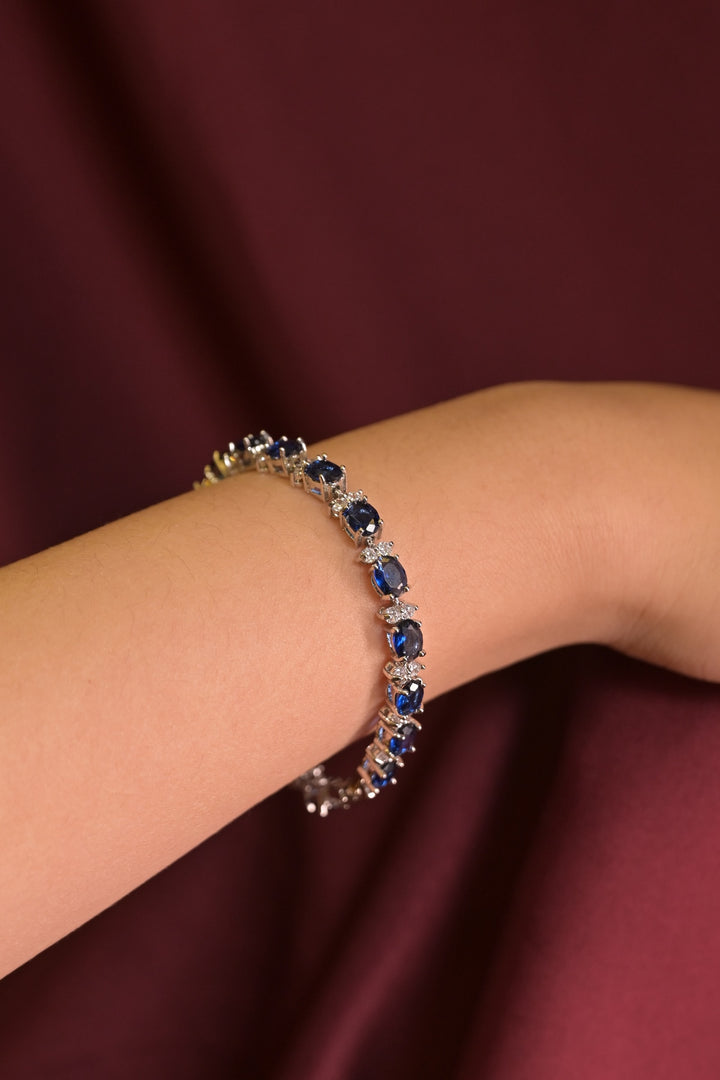 Dew Crystal Gemstone Luxe Adjustable Bracelet