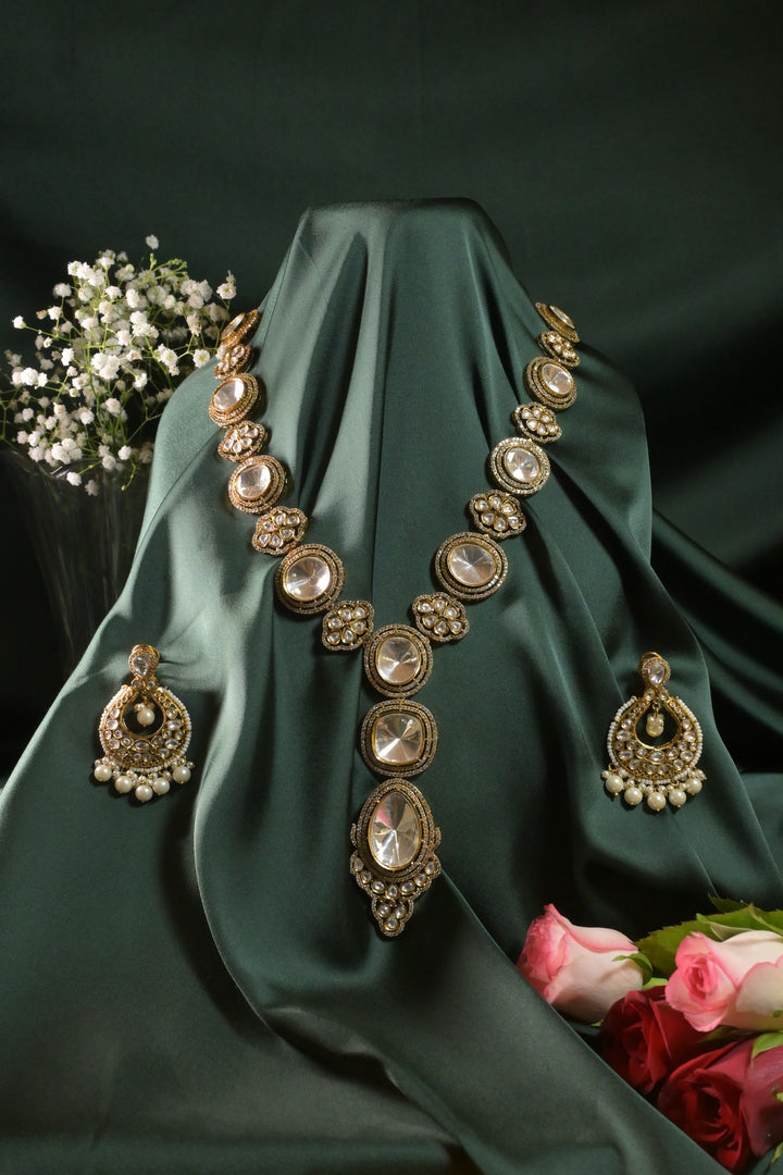 Shringarika Signature Style Uncut Polki Long Necklace