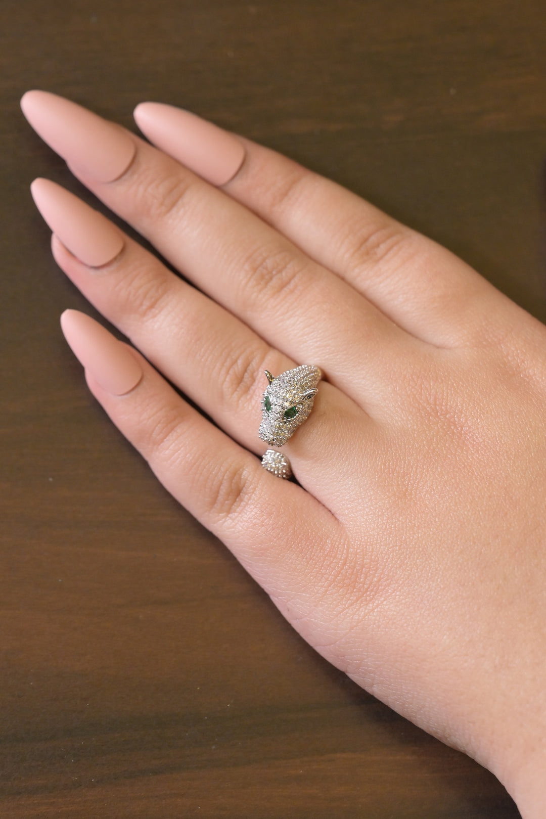 Baghi Open Band Diamond Ring