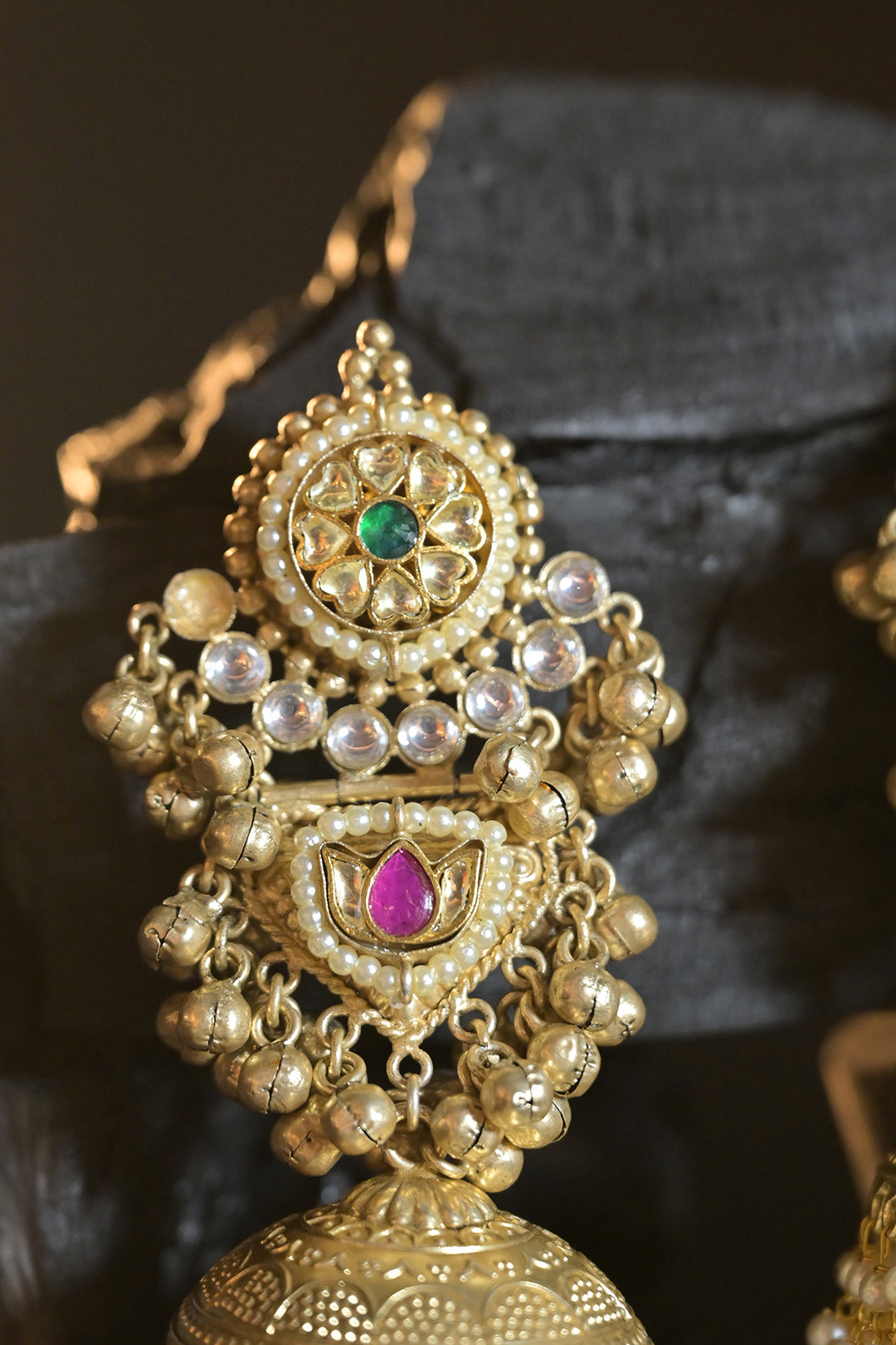 Anita Boho Traditional Jhumka Earrings