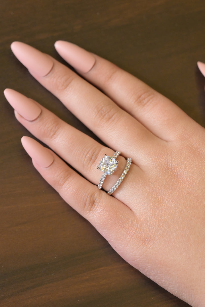 Promise Diamond Double Band Ring