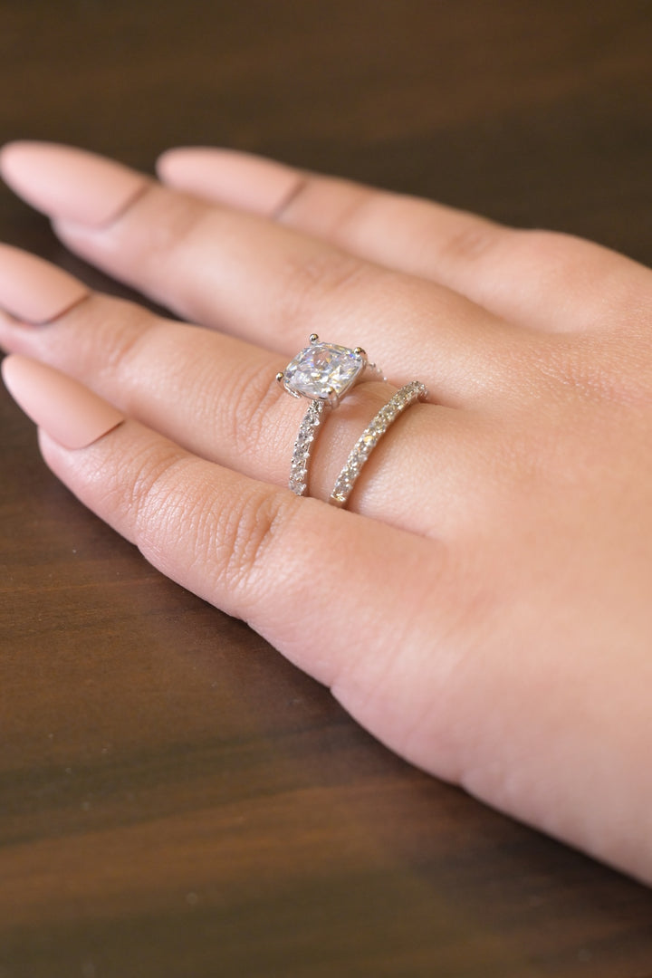 Promise Diamond Double Band Ring