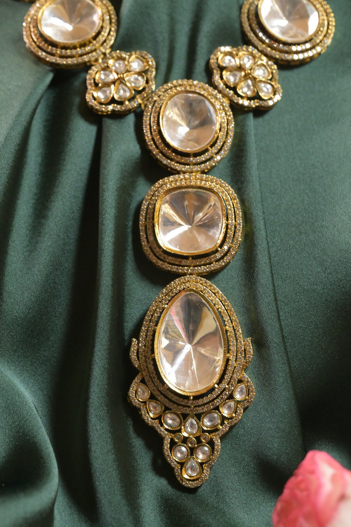 Shringarika Signature Style Uncut Polki Long Necklace