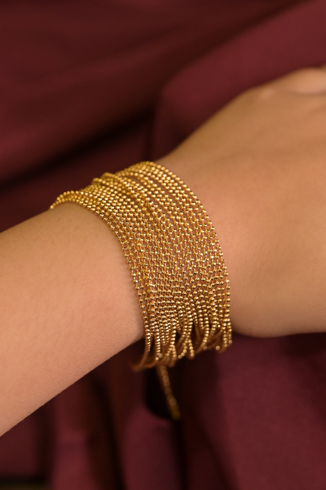 Gold Mirage Layered Bracelet