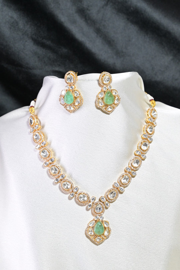 Eka Charm Royal Polki Long Necklace