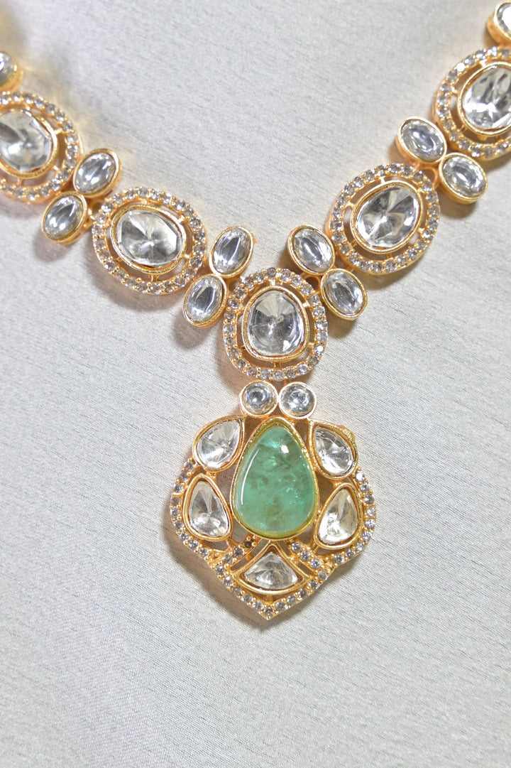 Eka Charm Royal Polki Long Necklace