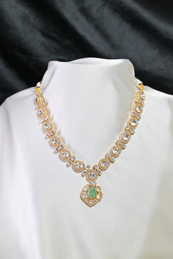 Eka Charm Royal Polki Long Necklace