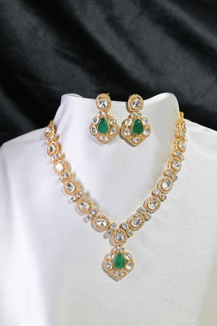 Eka Charm Royal Polki Long Necklace