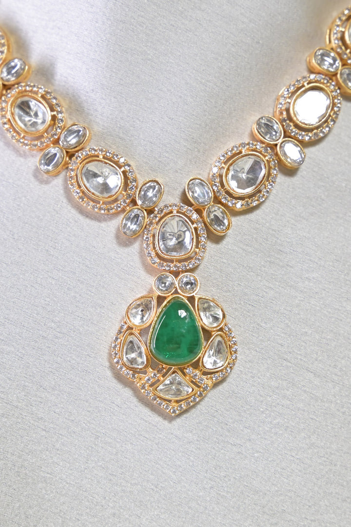 Eka Charm Royal Polki Long Necklace