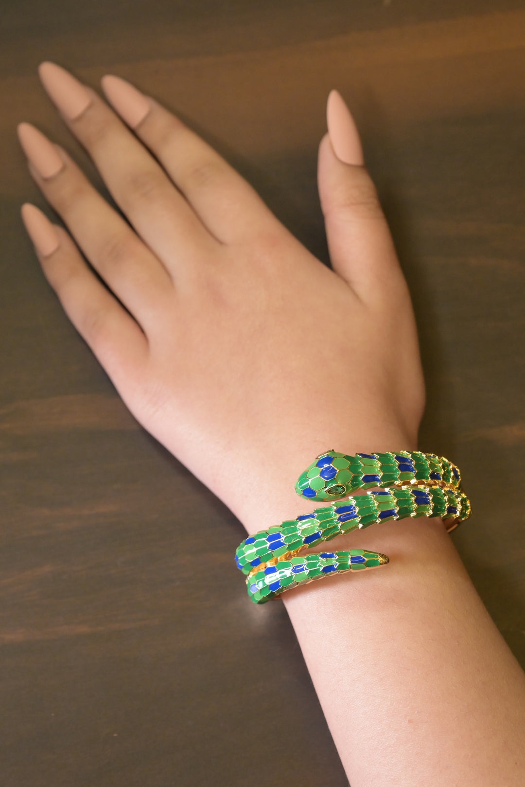 Python Golden Coil Bracelet