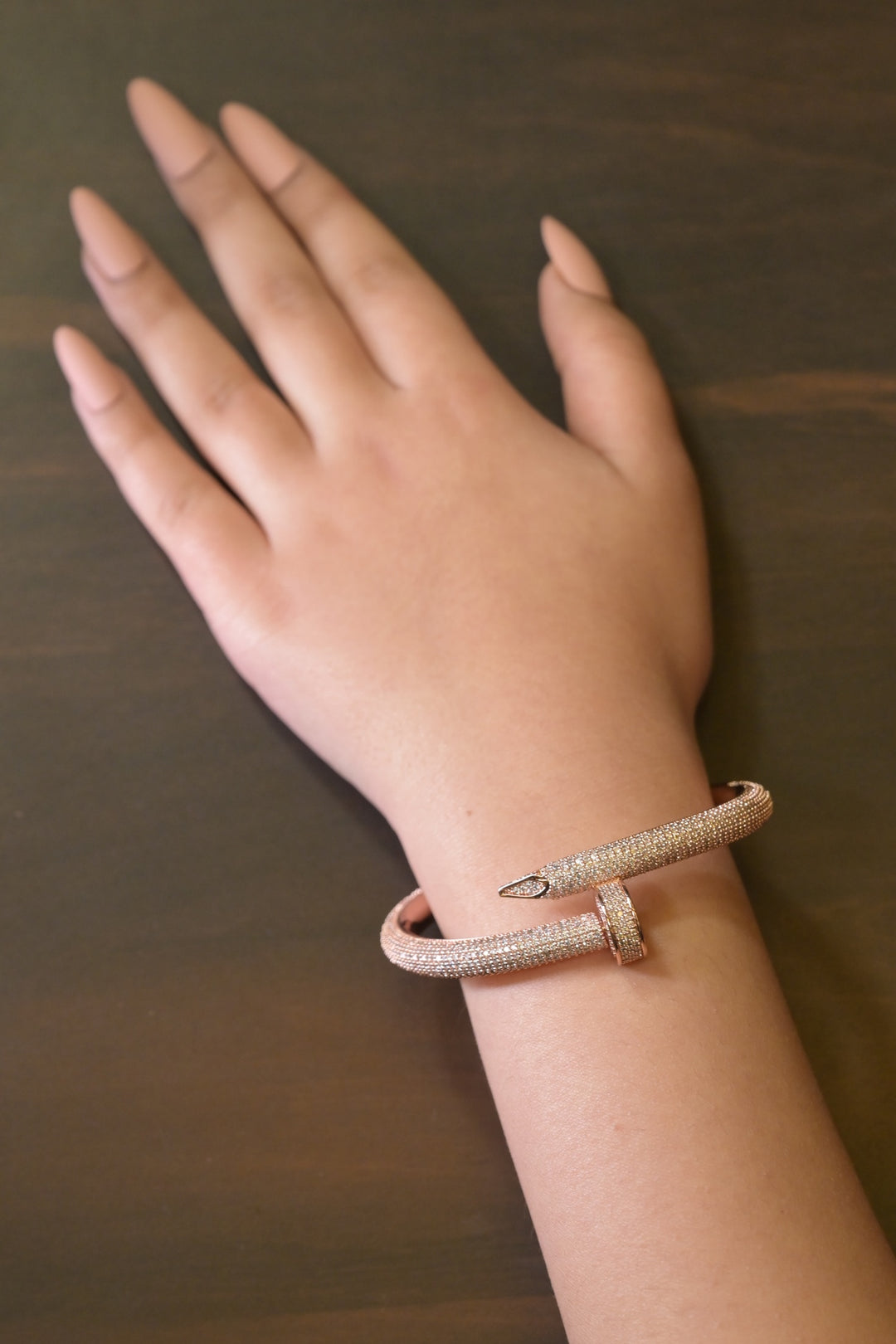 Sly Rosegold Gemstone Cocktail Bracelet