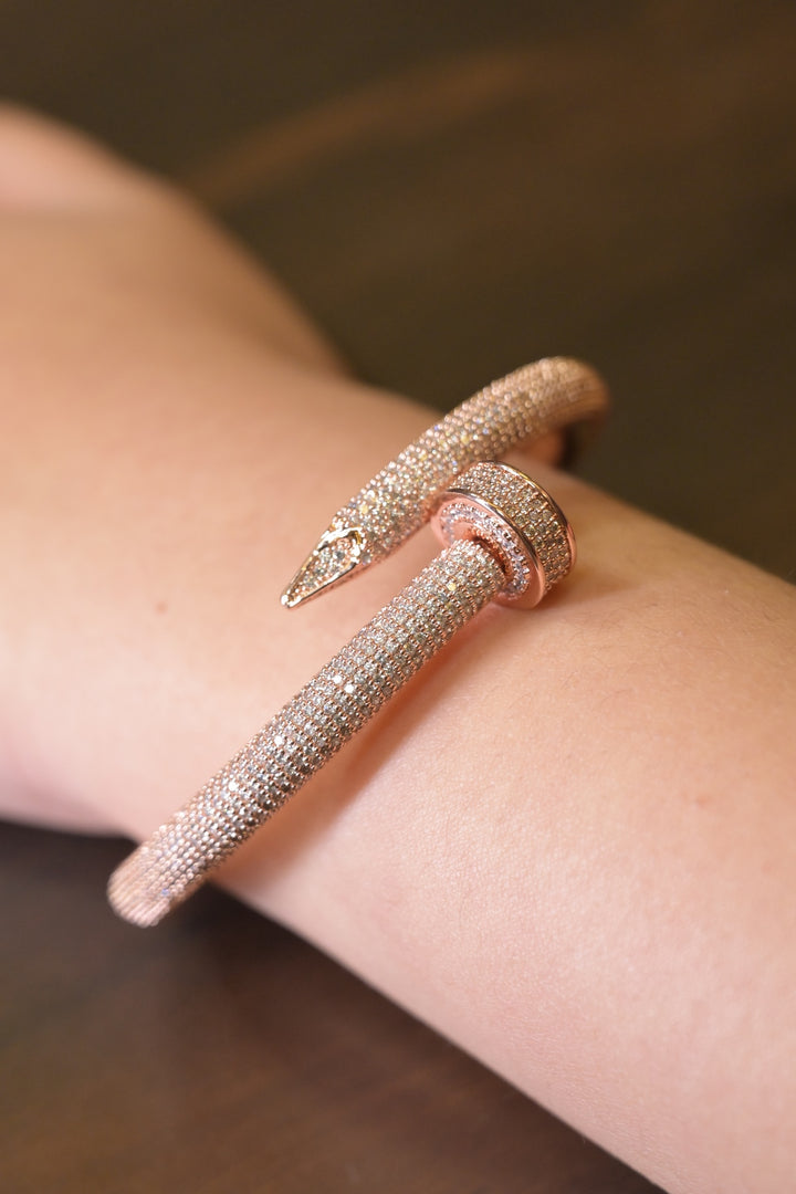 Sly Rosegold Gemstone Cocktail Bracelet