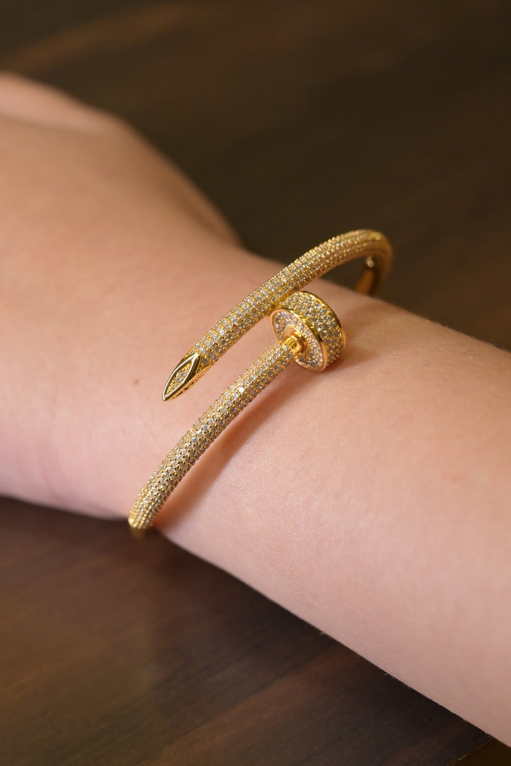 Sly Rosegold Gemstone Cocktail Bracelet