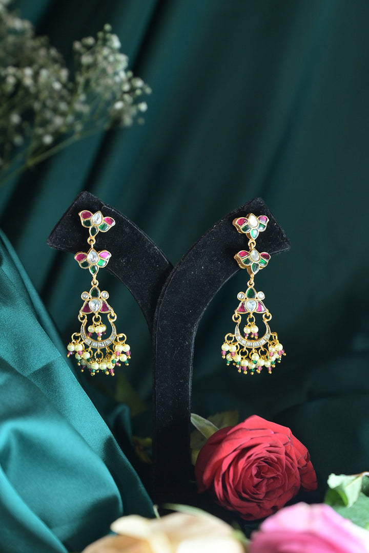 Radhika Chaandbali Multicolored Statement Jadau Necklace