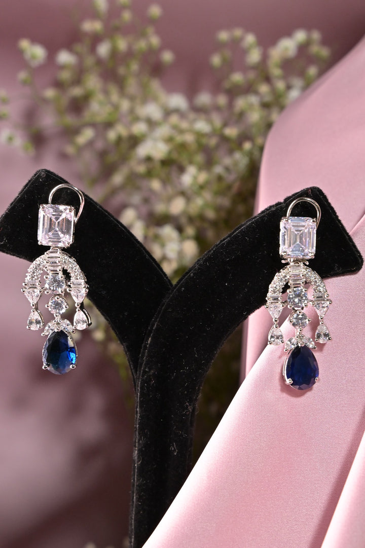 Deep Blue Shyama Cocktail Diamond Necklace