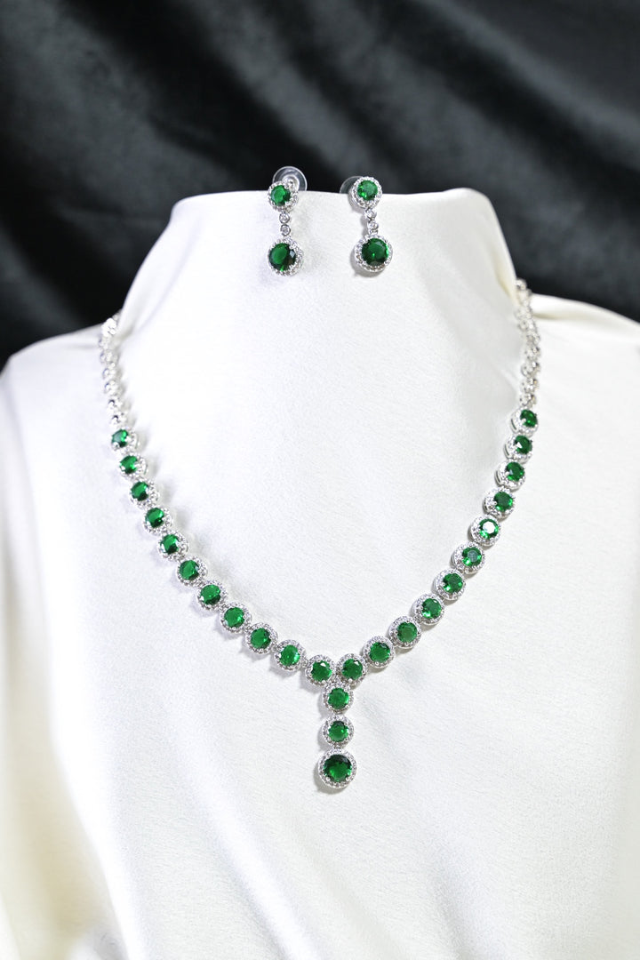 Pushp Gemstone Diamond Cocktail Necklace