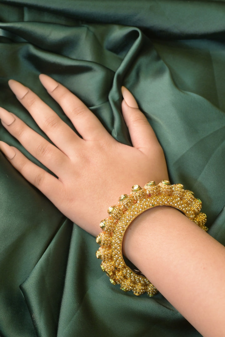 Krishna Nagara Polki Pancheli Bangle