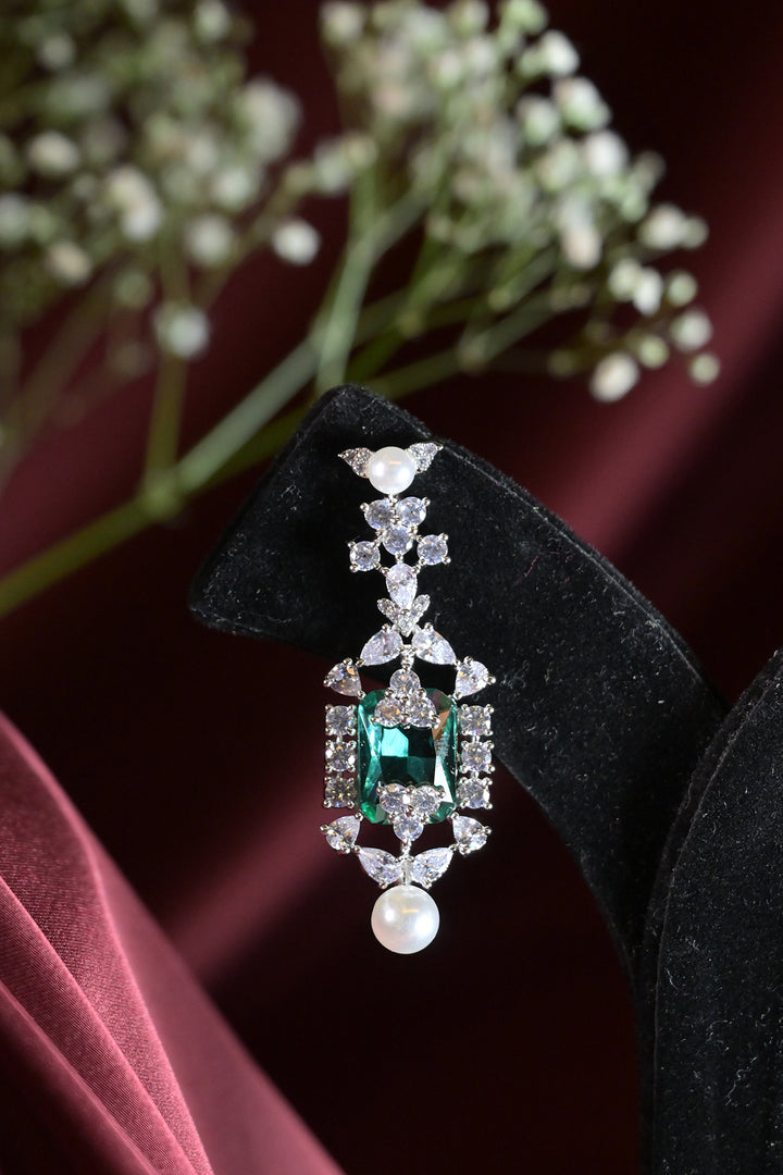 Prithvi Emerald Diamond Pearl Chokar Necklace