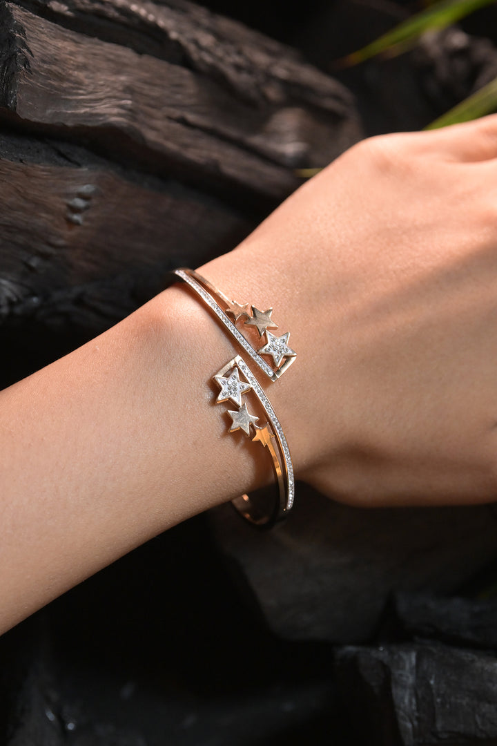 Maharani Gayatri Diamond Cuff Bracelet