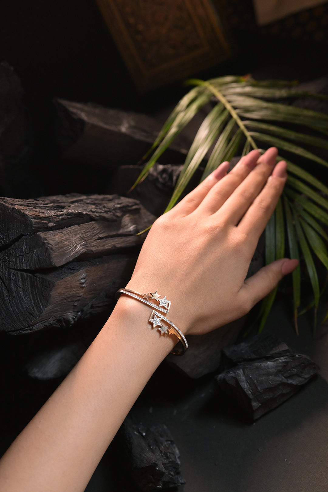 Maharani Gayatri Diamond Cuff Bracelet