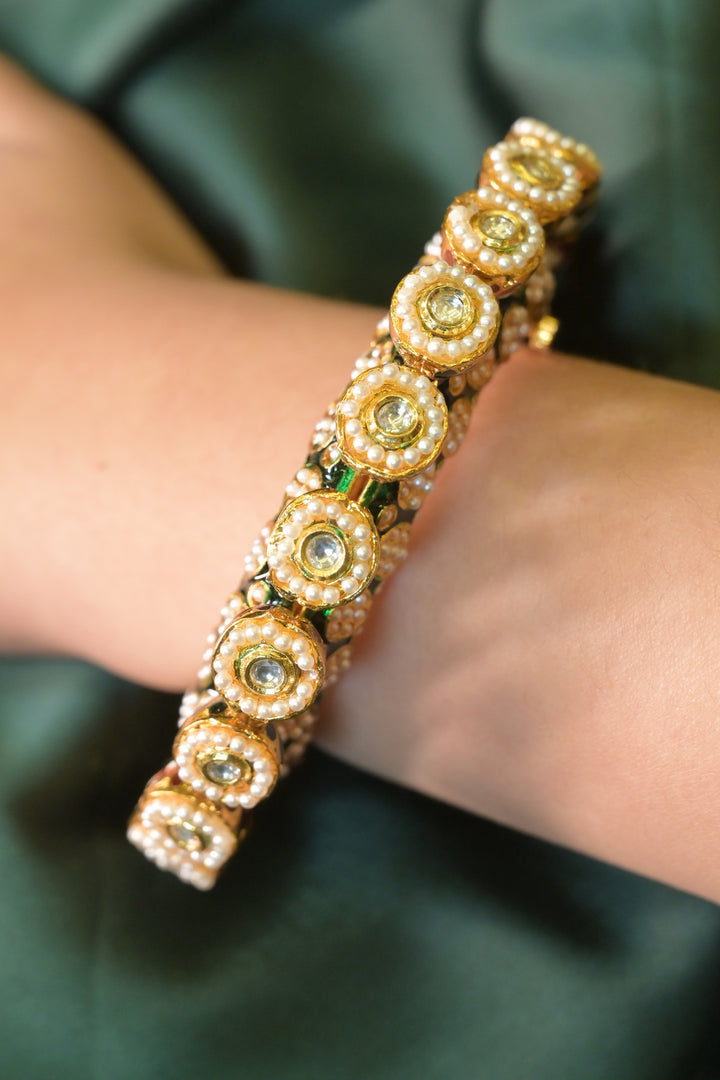 Krishna Nagara Polki Pancheli Bangle