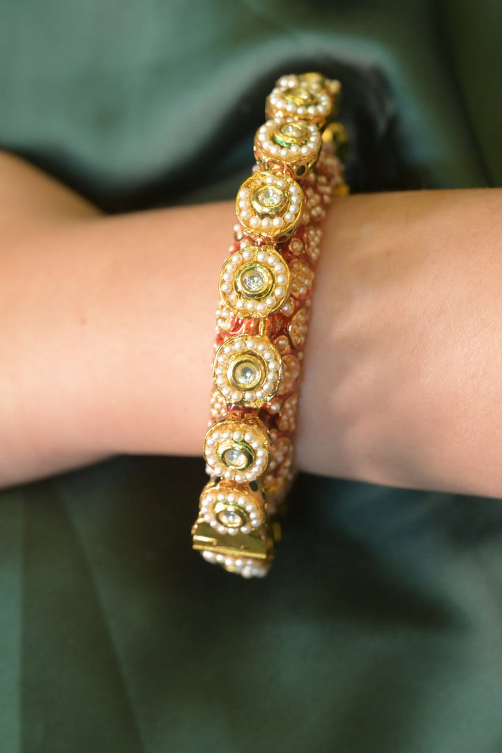 Krishna Nagara Polki Pancheli Bangle