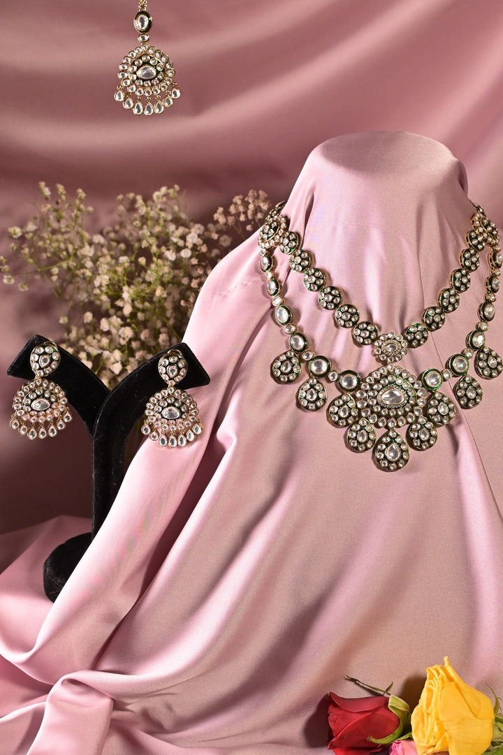 Mithila Rajsi Bridal Polki Kundan Necklace