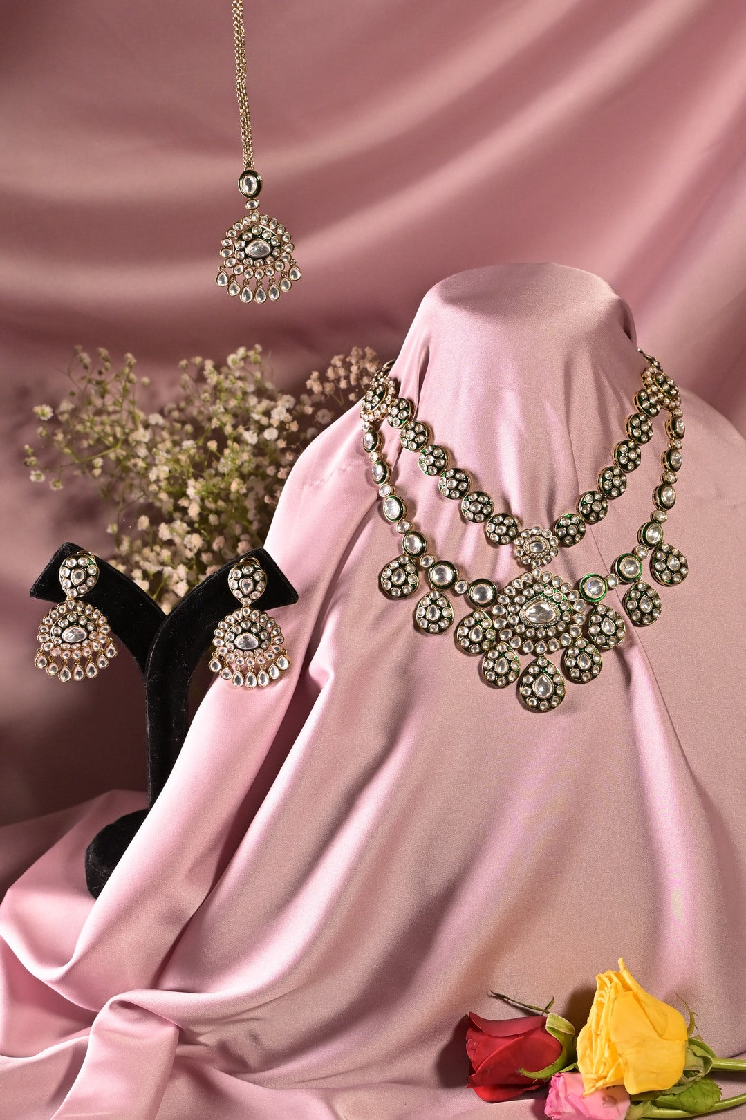 Mithila Rajsi Bridal Polki Kundan Necklace